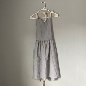 Adorable Seersucker Striped Apron with Pocket